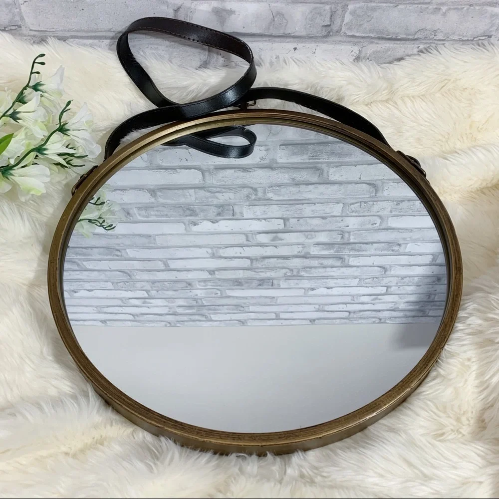 Infinity Instruments Rustic Decorative Wall Mirror
